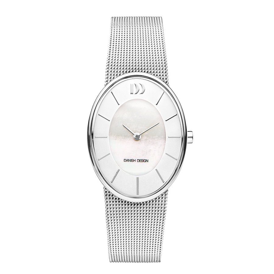 Rømø Oval Mother of Pearl Silver