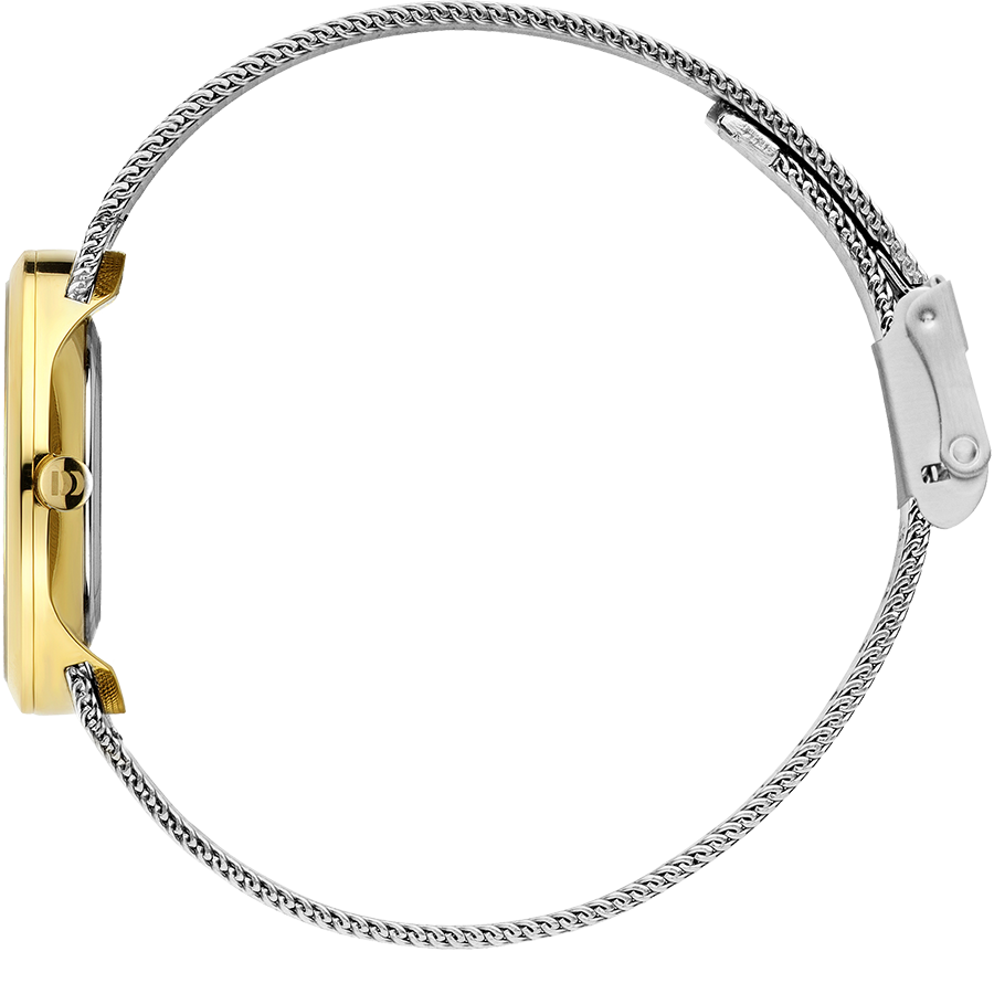 Rome Two-Tone White Marble