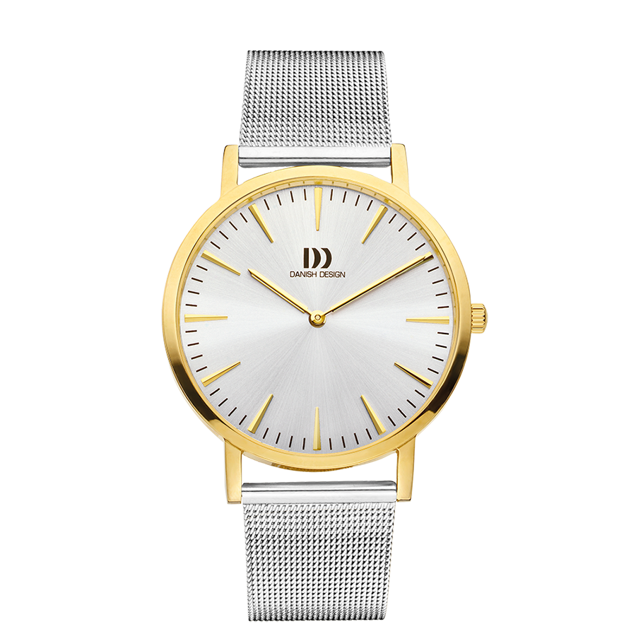 London Silver Two-Tone Large Mesh