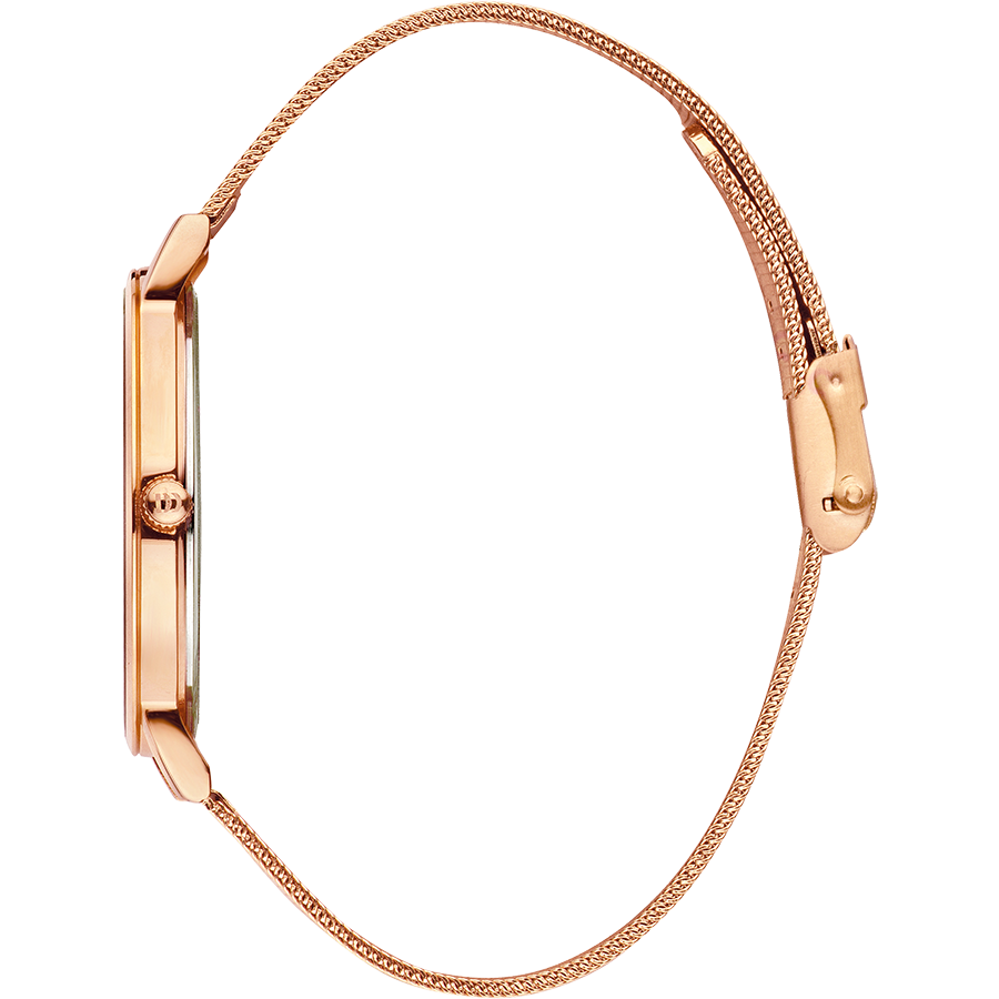 London Black Rosegold Large Mesh