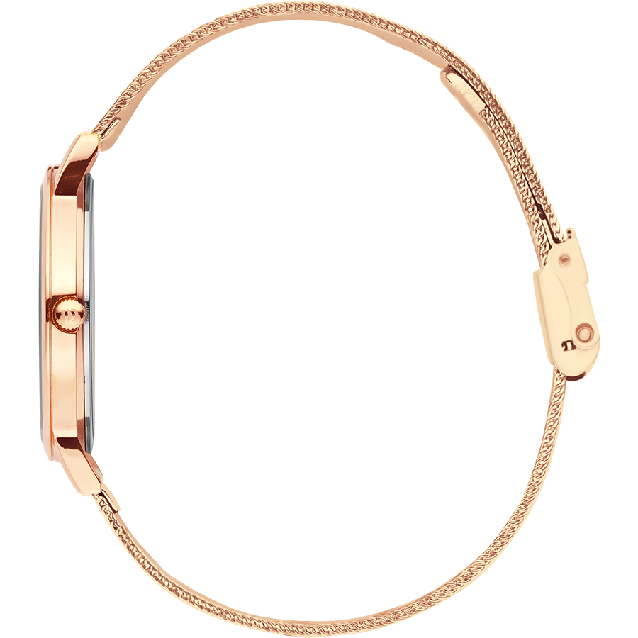 London Black Rosegold Medium Mesh