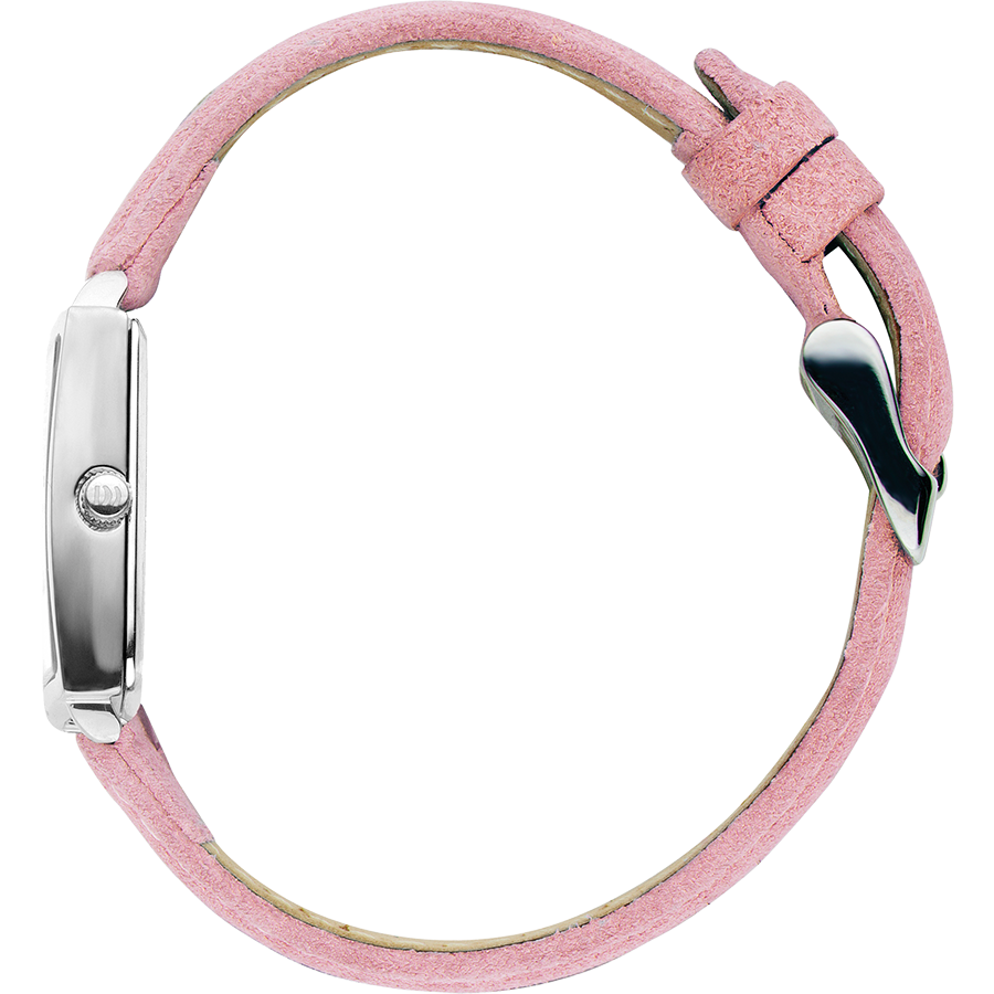 Miami Silver Pink Suede