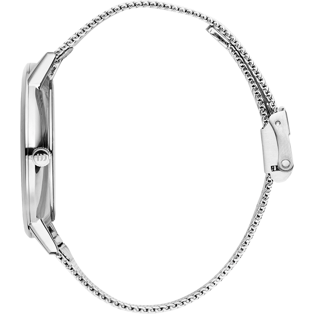 Akilia Day/Date Silver Mesh