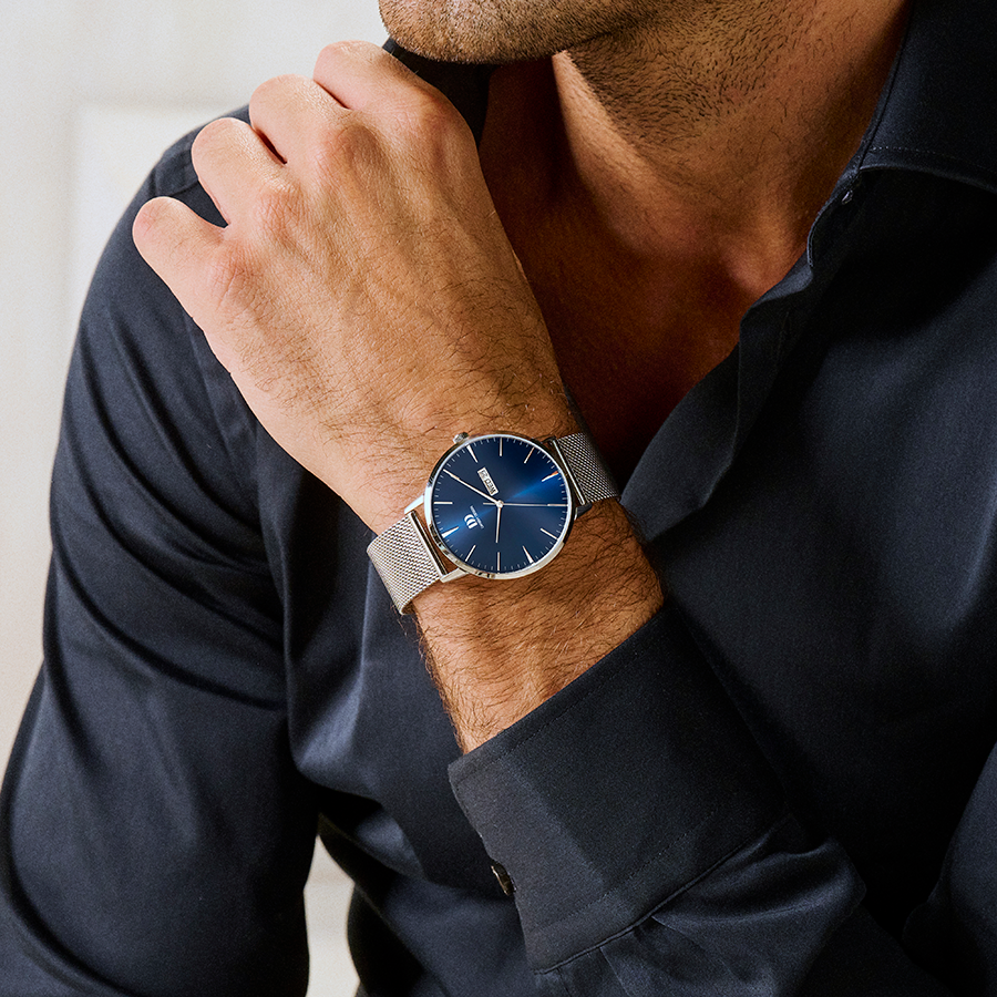 Akilia Day/Date Royal Blue Mesh