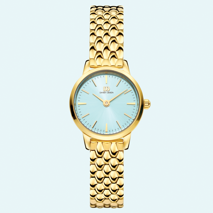 Akilia Mini Gold Husky Blue DressLink