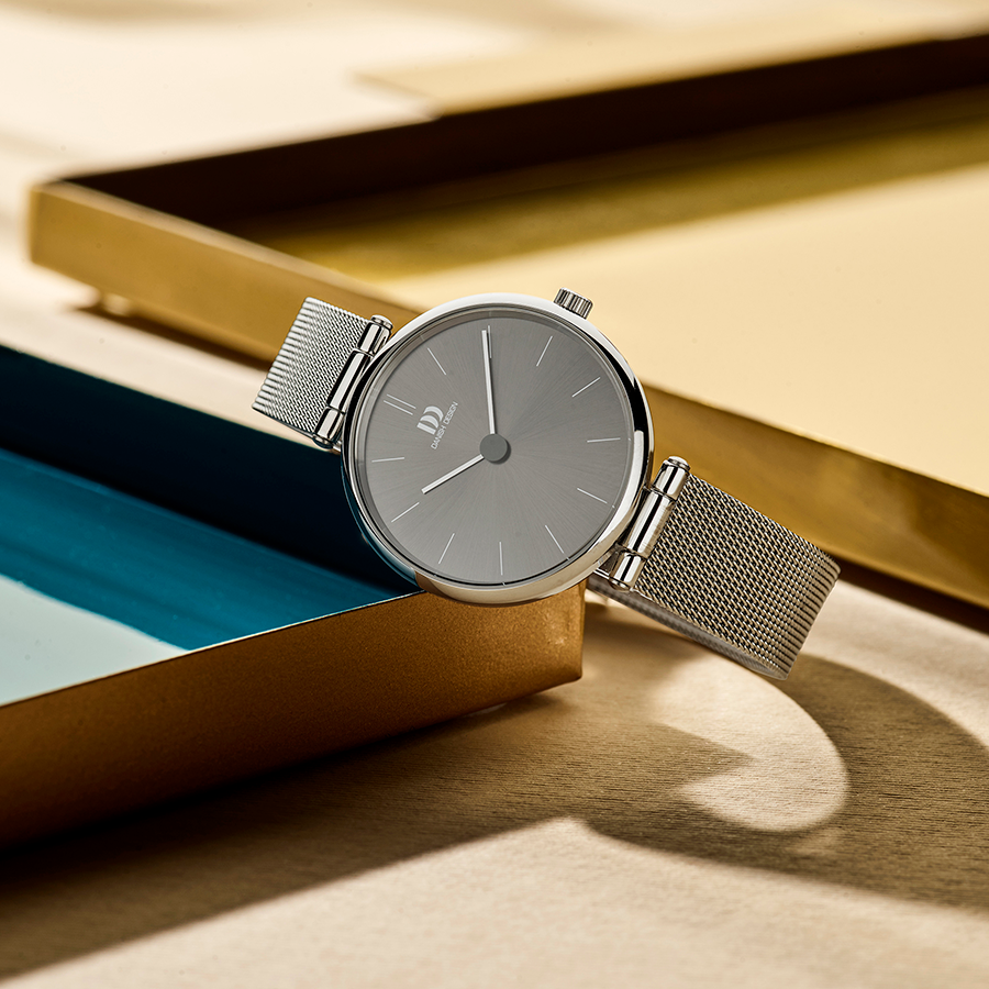 Rosalyn Silver Grey Mesh