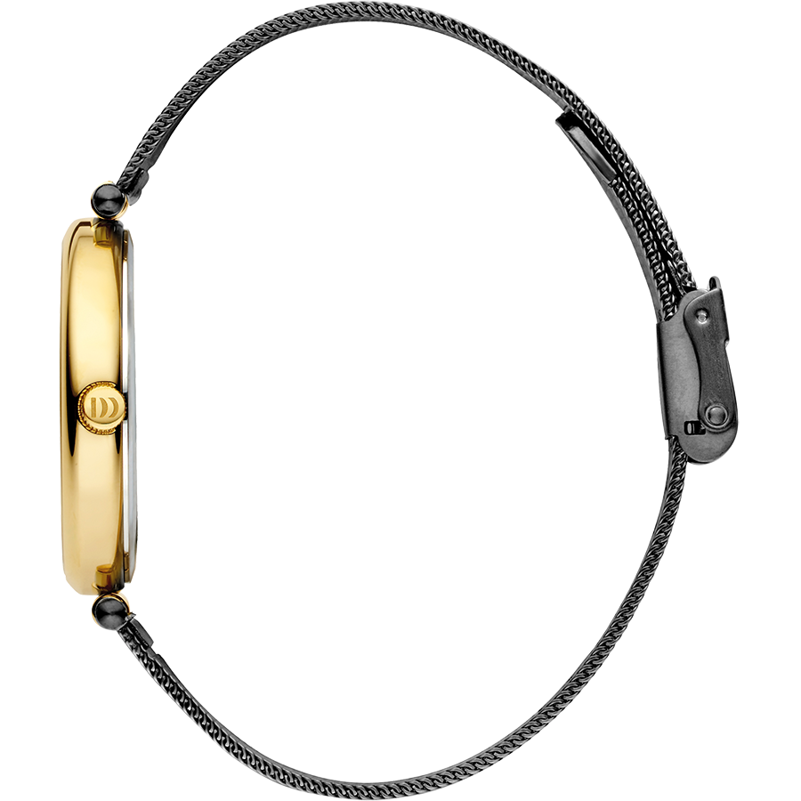 Rosalyn Grey Gold Mesh