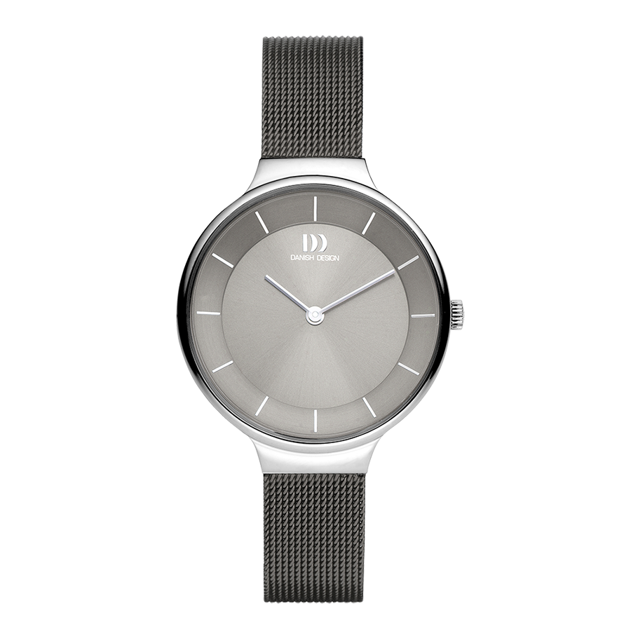 Georgia Grey Silver Mesh