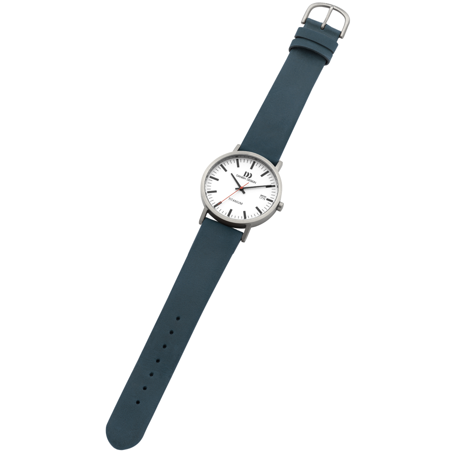 Rhine White Blue Date Medium