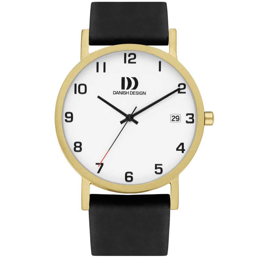 Rhine NMBRS Satin Gold Date Large